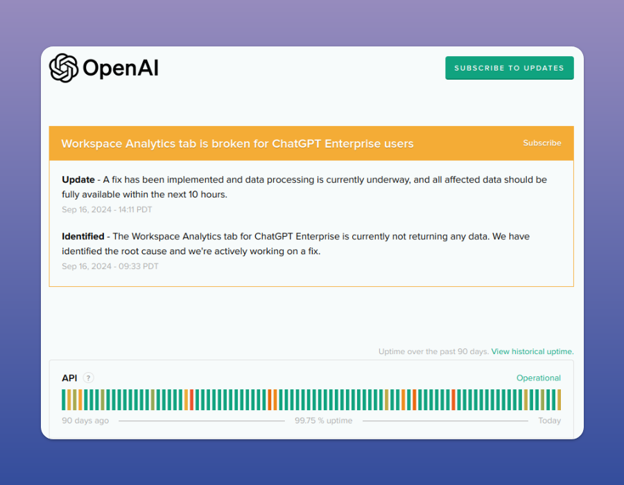 OpenAI status