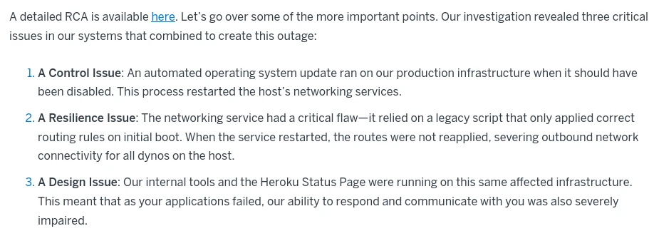 Heroku June 10 outage summary